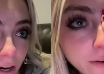 Meisje werkt voor het eerst van 9 tot 5 en barst in tranen uit.”Verschrikkelijk”