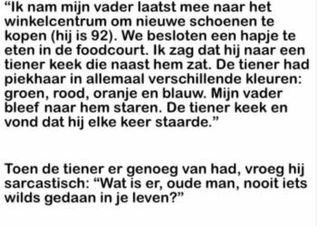 De reactie van deze 92-jarige op het wilde haar van een tiener laat je versteld staan!