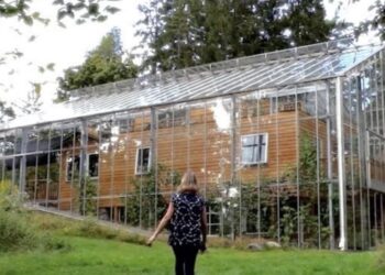 Geweldig! Zweeds echtpaar bouwt serre om huis en bespaart op energiekosten