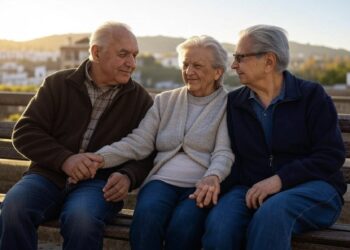Carmen (85): ‘Ik leef al meer dan 10 jaar met twee mannen onder één dak, en we zijn gelukkiger dan ooit”