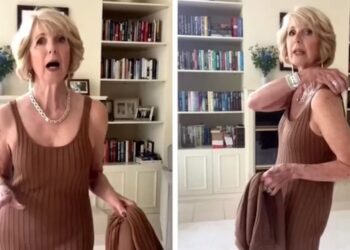 76-jarige vrouw krijgt kritiek op haar mouwloze jurk, maar slaat hard terug