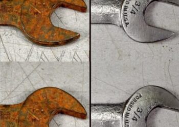 Met dit goedkope middel maak je roestige voorwerpen in 5 minuten weer als nieuw.