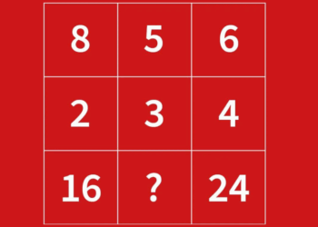 Raadsel van de dag! Welk getal hoort op de plek van het vraagteken? Bijna niemand heeft dit goed!