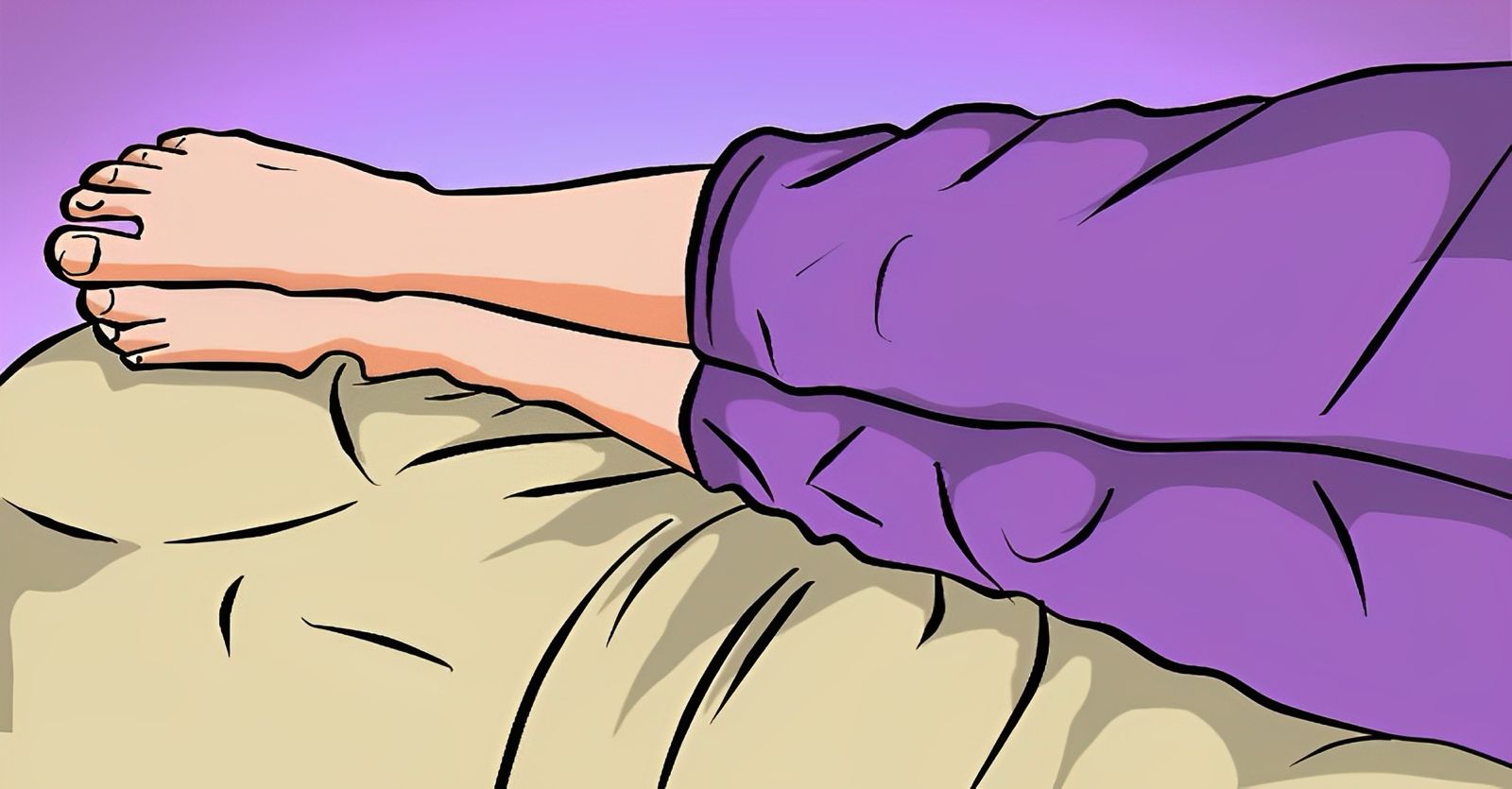 Kramp in je kuiten en tenen tijdens het slapen? Dit kun je doen!