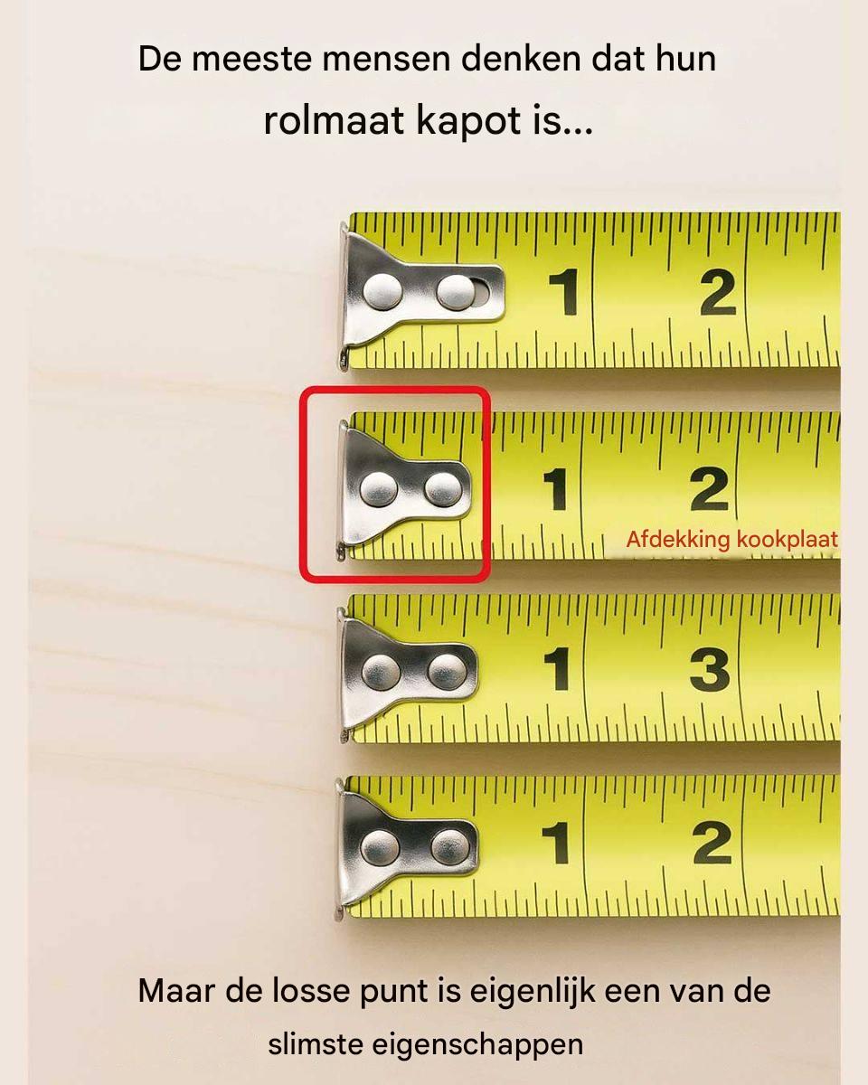 Dit is waarom het haakje van je rolmaat altijd los zit