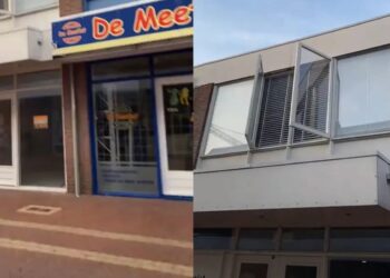 Beelden: ‘Oververhit’ koppeltje vergeet even dat raam nog opstaat