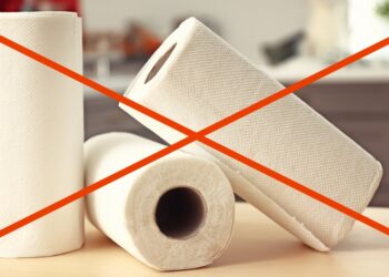 Gebruik jij keukenpapier in de keuken? Hier zijn 5 redenen waarom je dat niet meer zou moeten doen