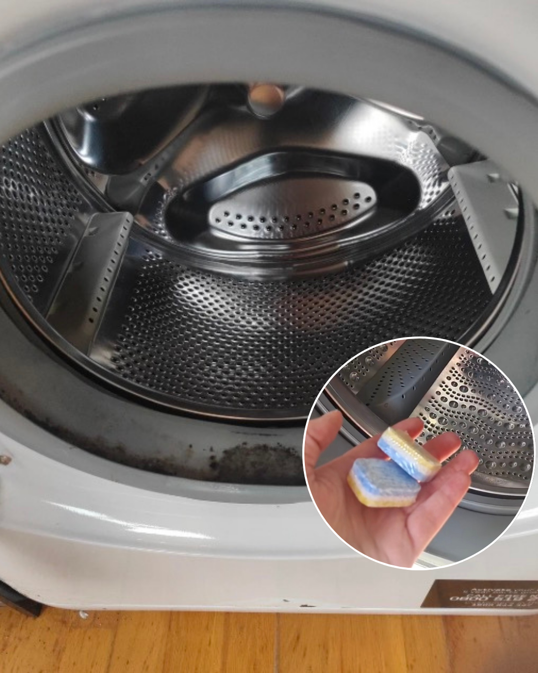 Doe eens 4 vaatwastabletten in de wasmachine en laat je verbazen over het resultaat