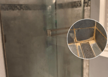 Zitten je douchedeuren onder de kalkaanslag.. Met dit trucje is het zo weer schoon!