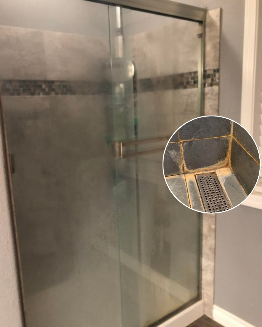 Zitten je douchedeuren onder de kalkaanslag.. Met dit trucje is het zo weer schoon!