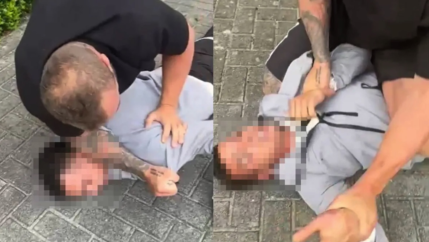 Zien: Heldhaftige buurtbewoner pakt inbreker aan op zijn slippers