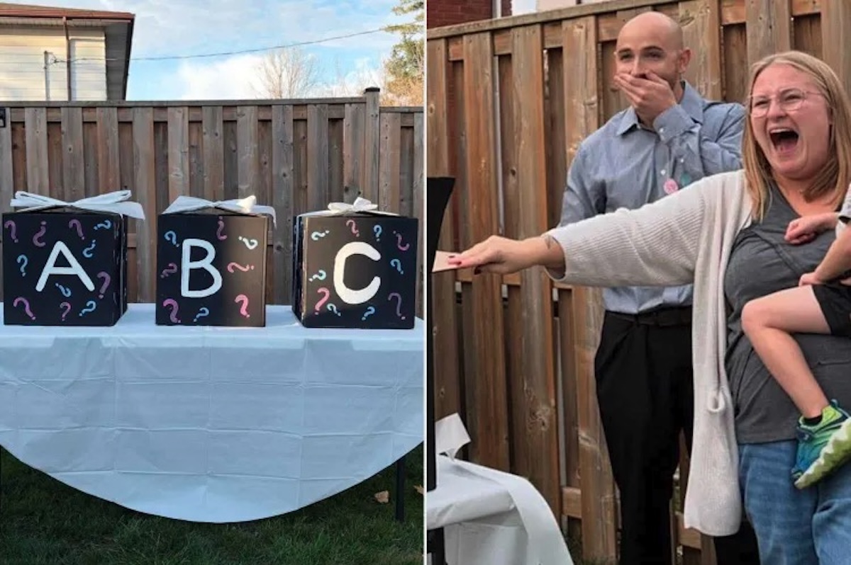 Moeder van drie jongens hoopt op een meisje, maar raakt zwanger van een drieling; de uitkomst loopt iets anders dan verwacht…